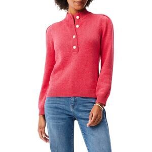 Nic + Zoe NWT Button Henley Sweater